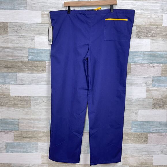 Baltimore Ravens NFL Team Scrub Set Purple Yellow Womens XL Top Large Pants - Picture 10 of 11